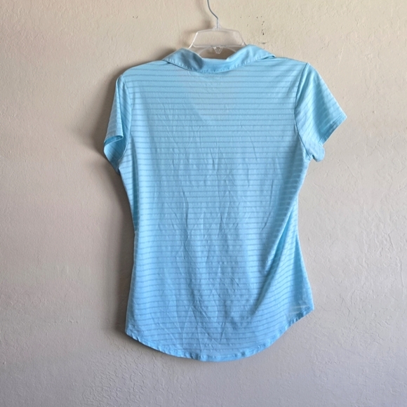 Adidas Climacool Mint Ladies Golf Active Collared Shirt Top Sise Medium - Picture 3 of 9